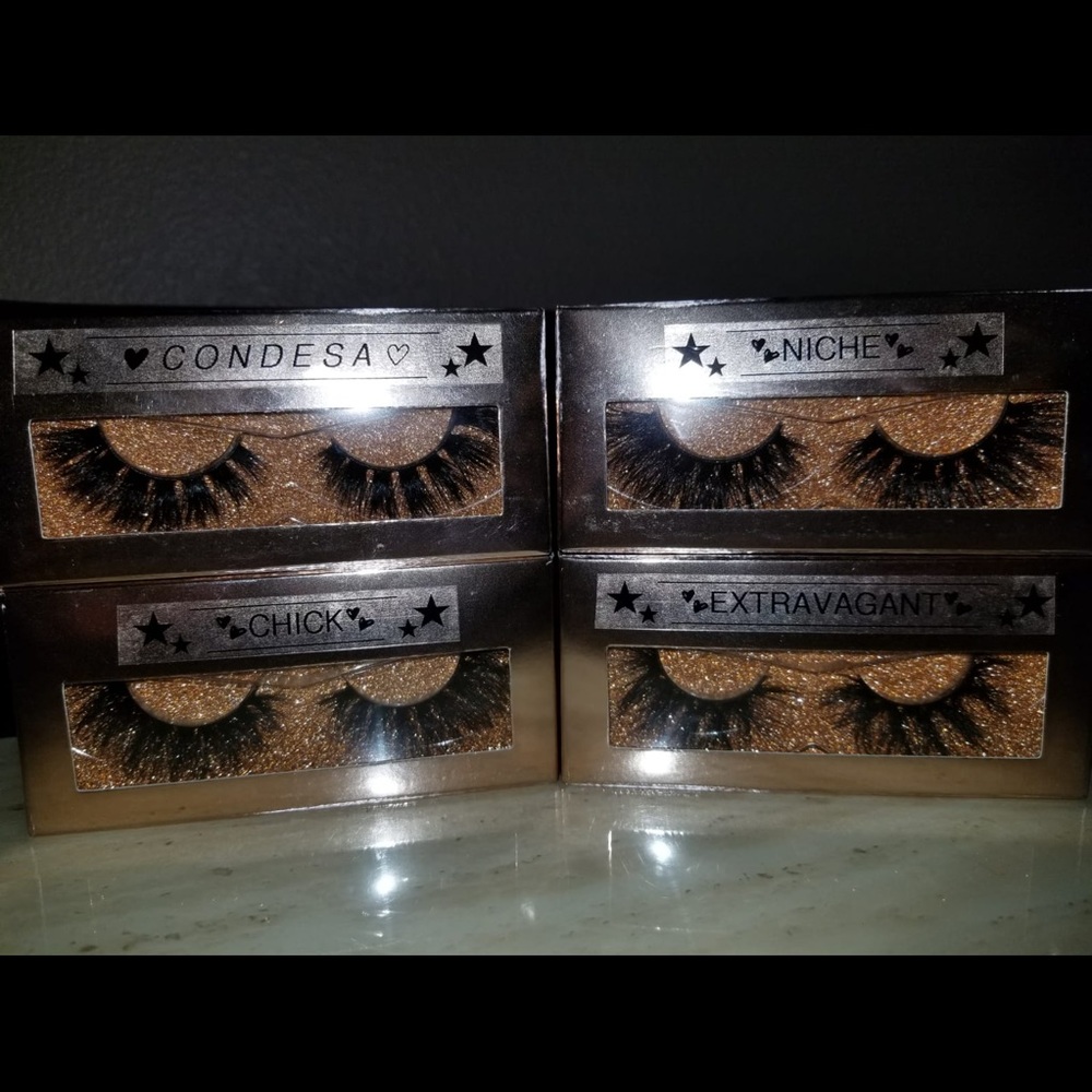 🔥🔥4 Pair Faux 6D Mink Lashes🔥🔥